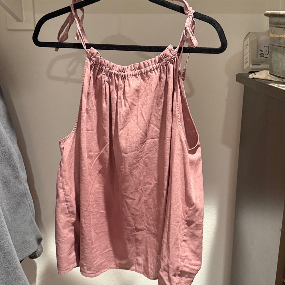 GAP Pink Sleeveless Blouse